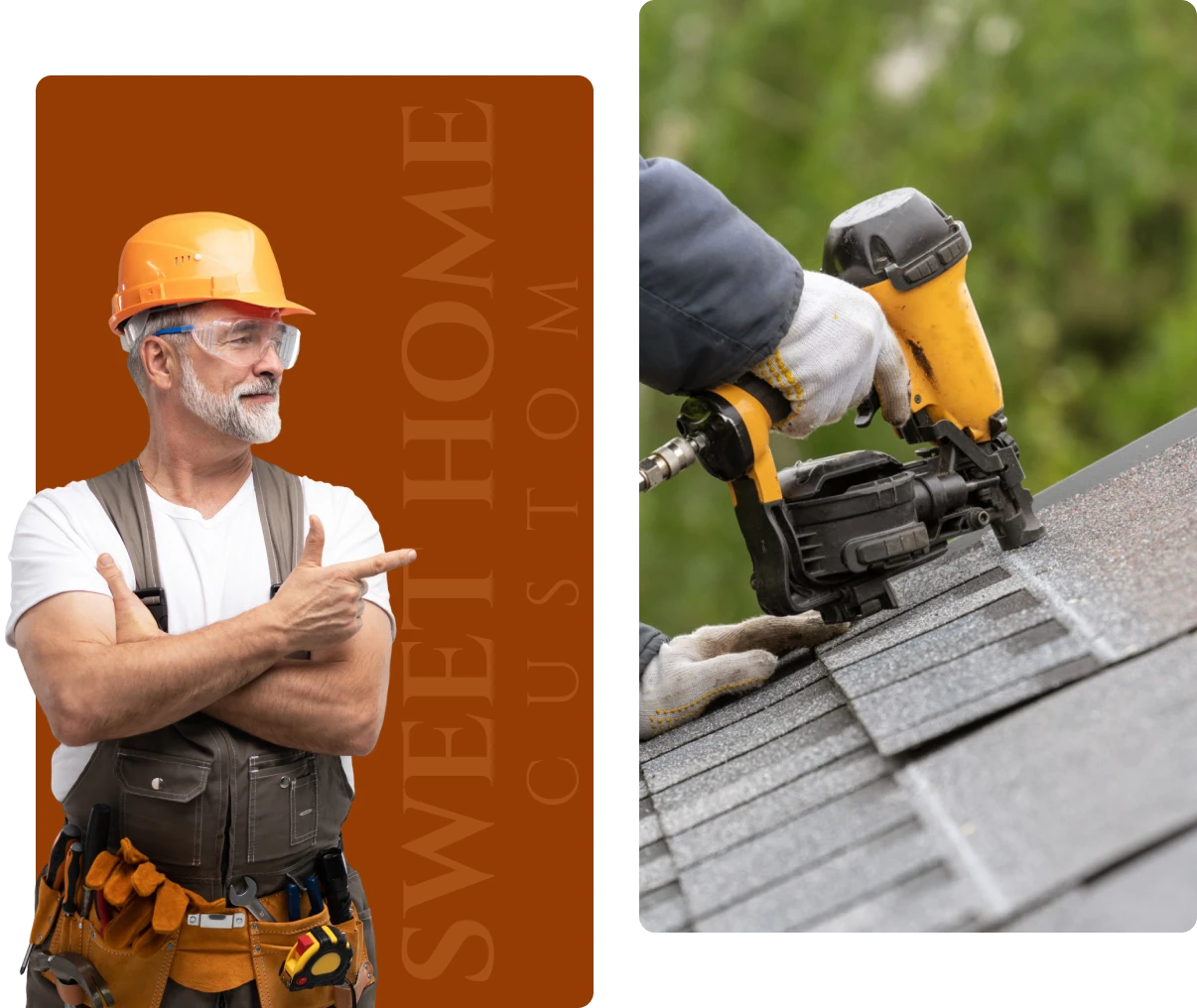Man with hard hat and tool belt